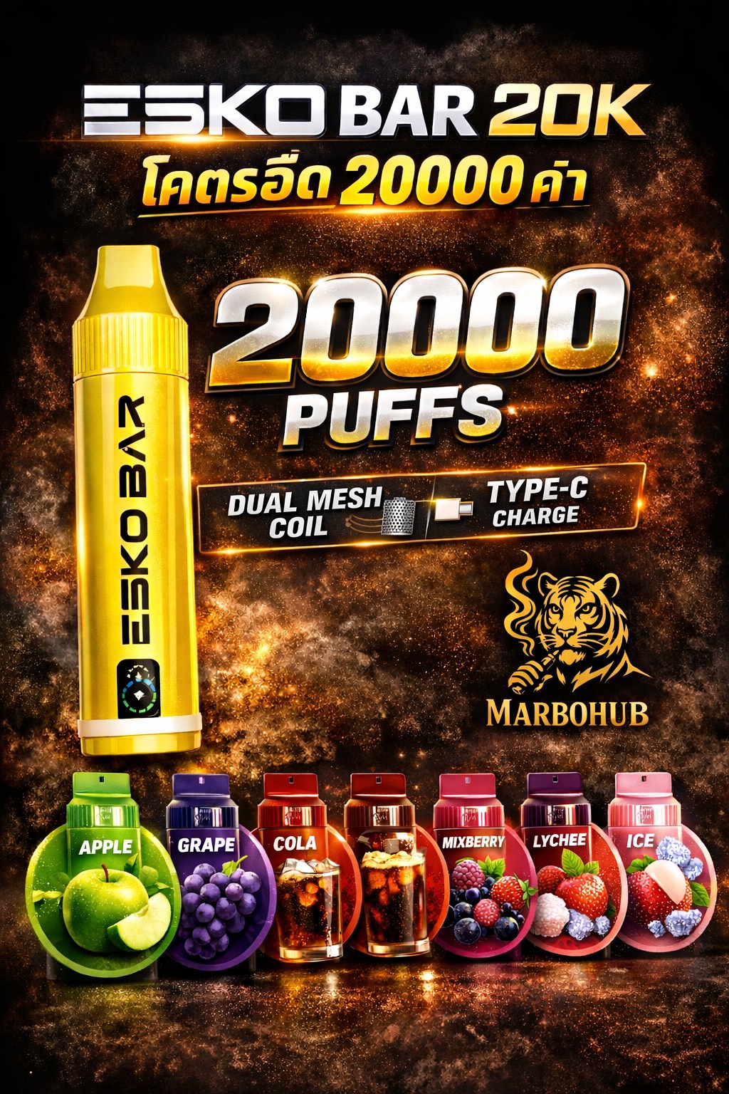 Escobar 20000PUFFS